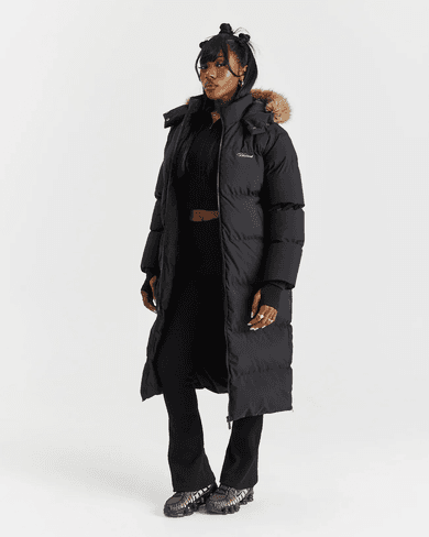 Hoodrich black trousers with belt
