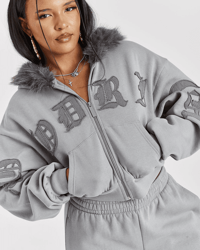 Hoodrich grey activewear set